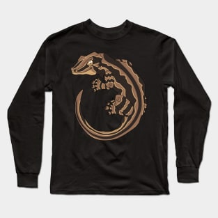 Striped Gargoyle Gecko Long Sleeve T-Shirt